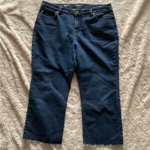 Nine West Blue Flare Wide Leg Jeans